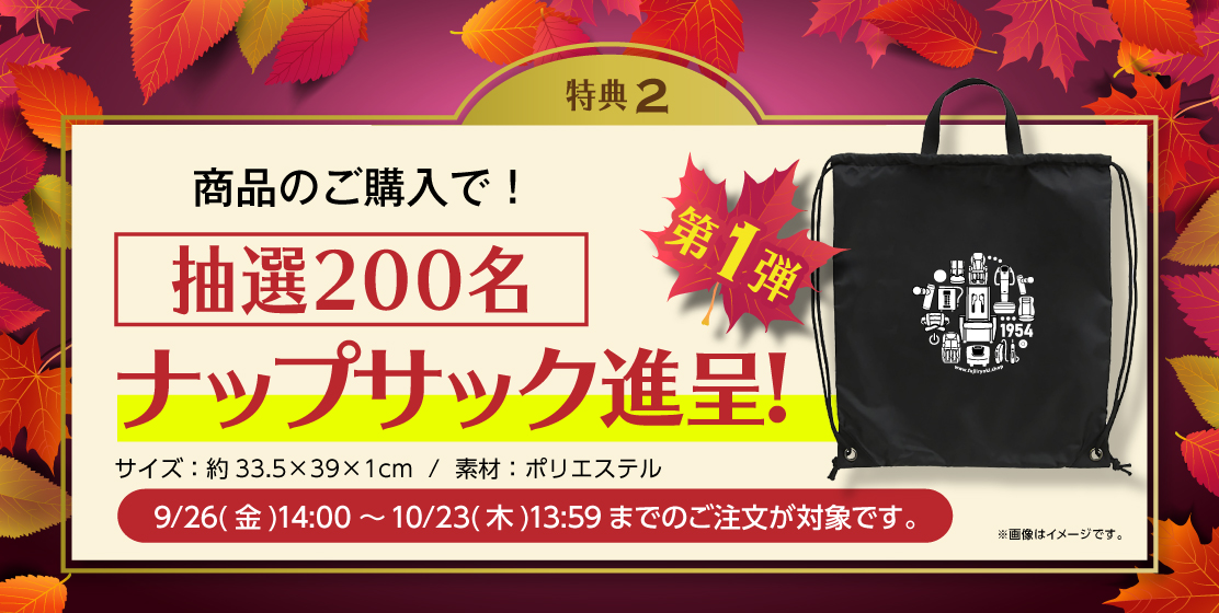 秋のプレゼント第1弾