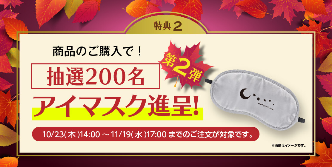 秋のプレゼント第2弾