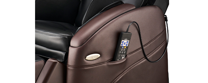 リモコンポケット付き