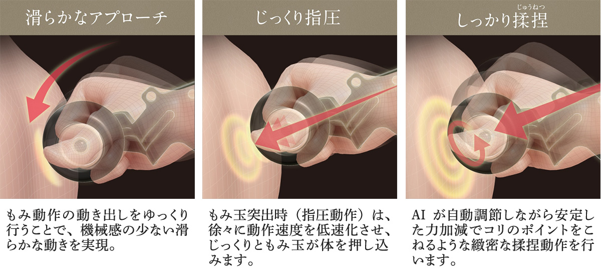 5D-AIメカによるもみ動作イメージ