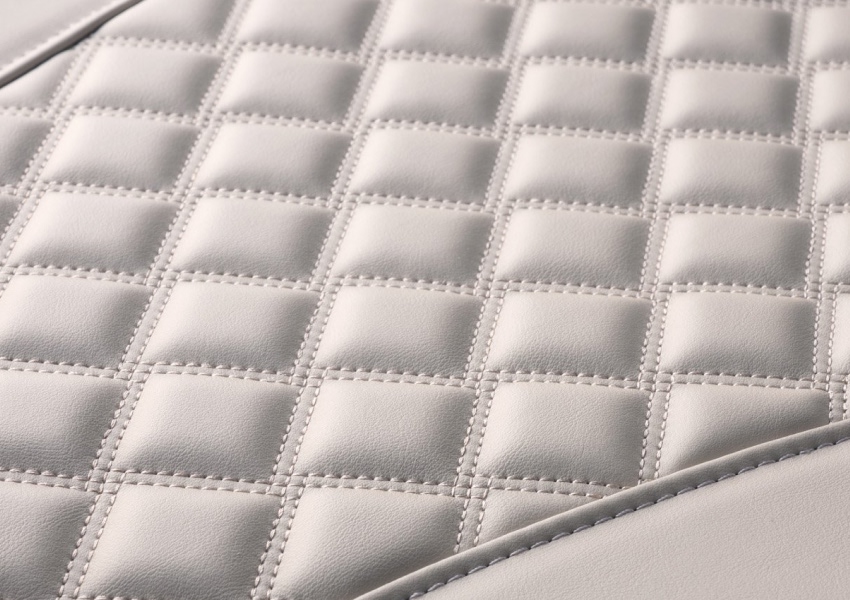 ダイヤモンドカットの刺繍