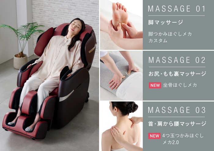 フジ医療器こだわりの3つの専用メカ