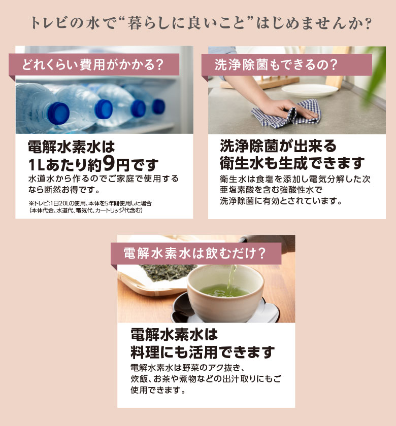 トレビの特長